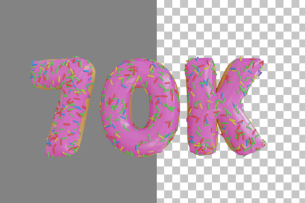 Preview: Donut 70K 3D Icon
