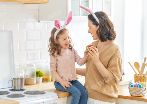 Preview: Family preparing for Easter