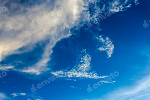 Preview: colorful dramatic sky with cloud at sunset.