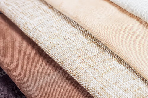 Preview: Multi color fabric texture samples. Shallow depth of field