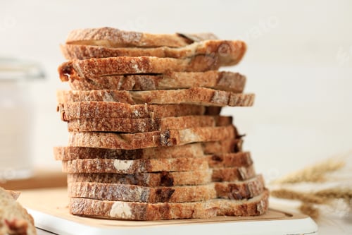 Preview: Stack Sliced Sourdough Bread