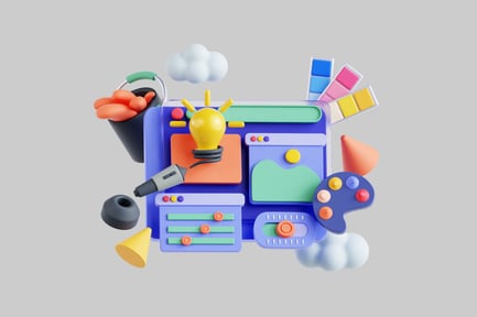 Preview: Graphic design elements composition