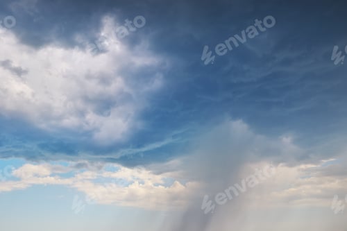 Preview: Rainy and cloudy sky.