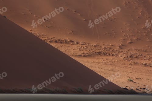 Preview: Shadowed sand dune, Deaddvlei, Sossusvlei National Park, Namibia