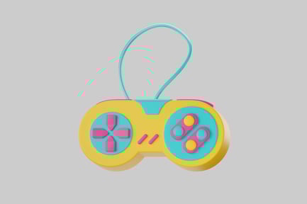 Preview: Retro cartoon gamepad