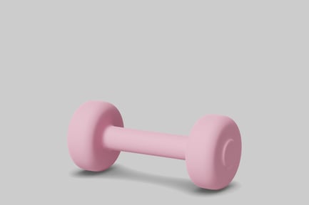 Preview: Pink dumbbell