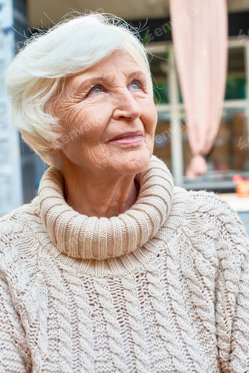 Preview: Elegant Old Woman in Retirement