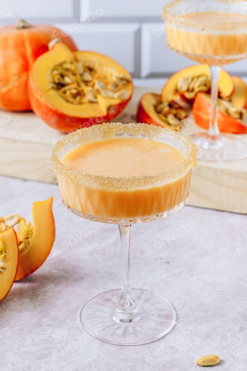 Preview: Pumpkin cocktail.