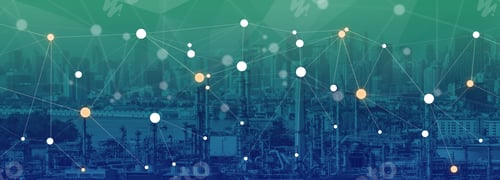 Preview: Oil refinery industry connection to people community city concept, Clean power fuel energy for futur