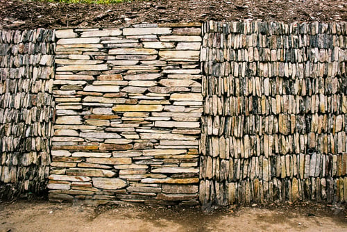 Preview: Slate wall horizontal and vertical