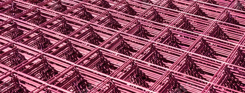 Preview: Closeup shot of an iron mesh