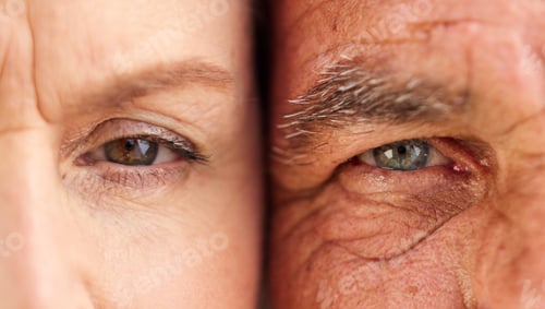 Preview: Eye to eye, heart to heart. Shot of a senior couple standing close together.
