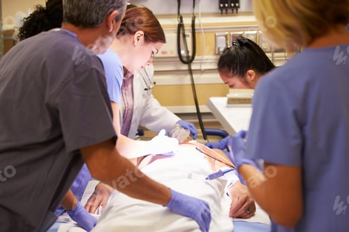Preview: Medical Team Working On Patient In Emergency Room