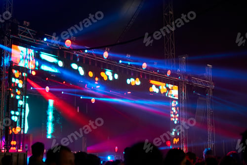 Preview: Rear View Of Audience Enjoying Music Festival