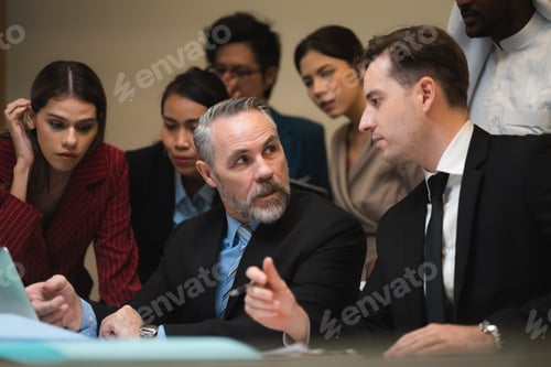 Preview: Business team partner meeting together to brainstorming for new ideas of business marketing project