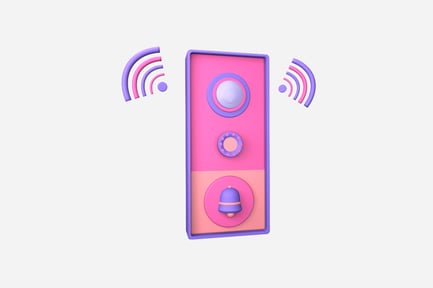 Preview: Smart Doorbell Clean 3D Illustration