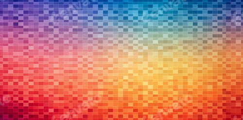 Preview: Abstract background with pixelation of gradient colors.