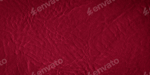 Preview: red natural leather with an interesting texture