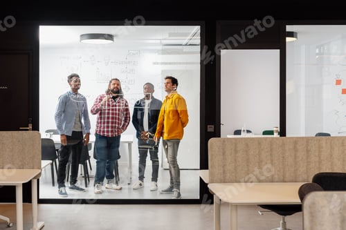 Preview: multiracial group of coworkers