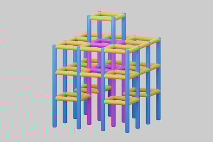 Preview: Colorful jungle gym playset