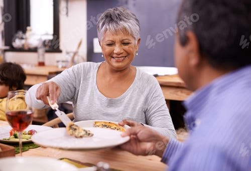 Preview: Making sure her husband gets a piece
