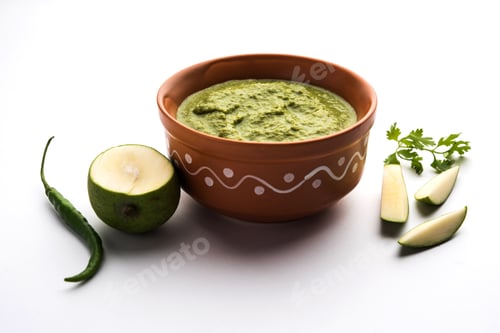 Preview: Raw Mango Chutney also known as Green Aam or Kairi chutney