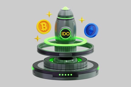 Preview: IDO Crypto Launchpad Rocket Concept