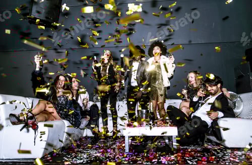 Preview: Friends having party in a nightclub