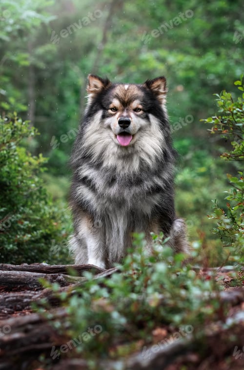 Preview: Portrait of Finnish Lapphund dog