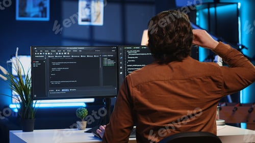 Preview: Admin using javascript coding language to fortify IT security