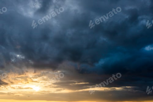 Preview: thunder storm sky Rain clouds