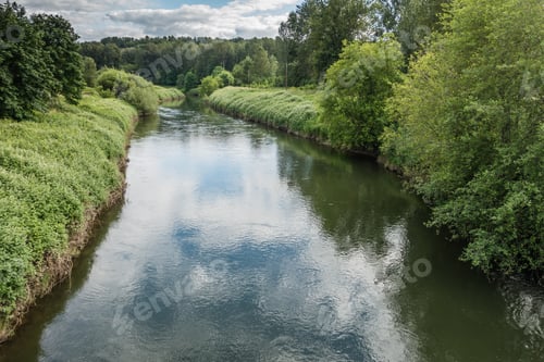 Preview: A View Of The Green River In Kent, Washington.