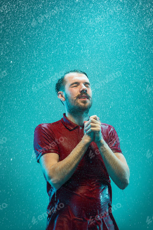 Preview: The Portrait Of Young Man In The Rain