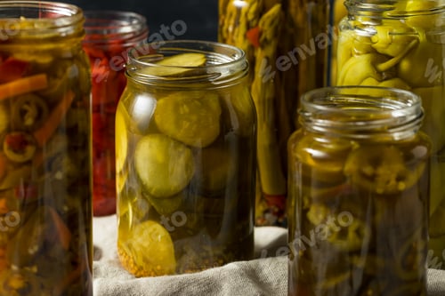 Preview: Homemade Pickled Vegetables in Jars