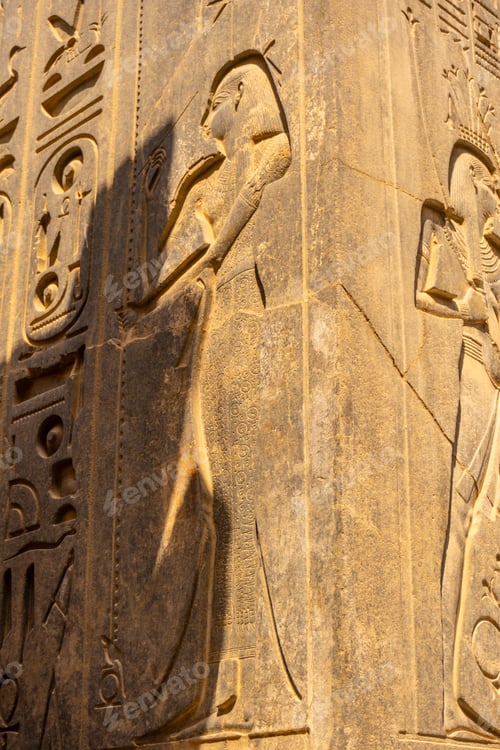 Preview: Beautiful facade of one of the most beautiful temples in Egypt. Luxor Temple
