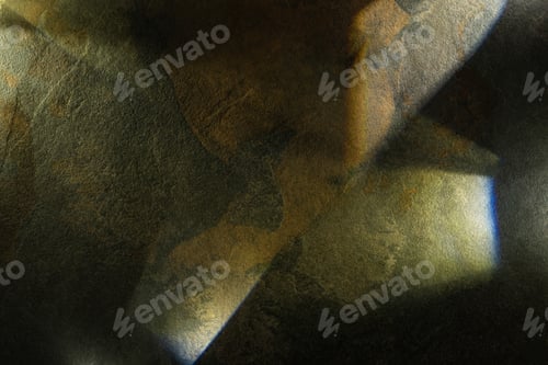 Preview: light prism with beams on dark stone texture background