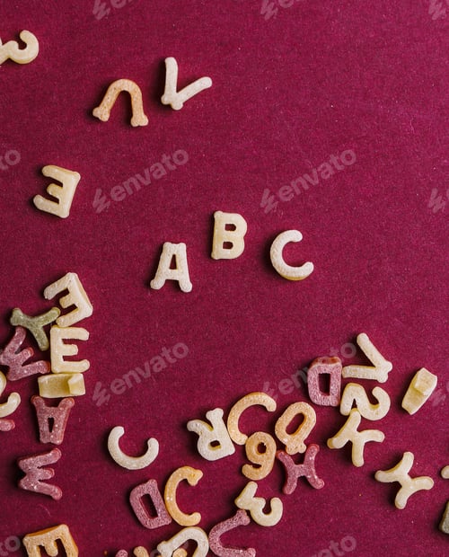 Preview: Pasta letters