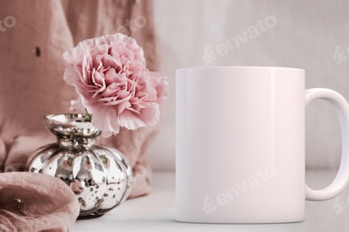 Preview: mockup, realistic, mug, advertisement