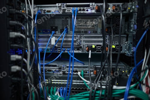 Preview: Blade Server Network Close Up