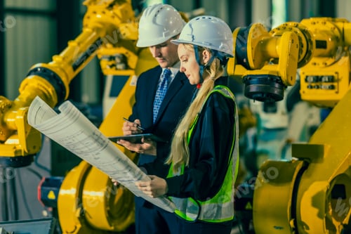 Preview: Engineer Presenting and Demonstrating Robotic Solutions to Client