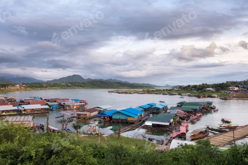 Preview: Rural village famous thai mon lifestyle in sangkhlaburi