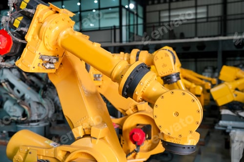 Preview: Robotic Arm modern industrial technology. Industrial robots production