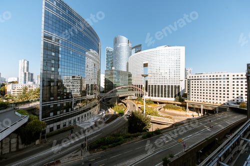 Preview: Skyscrapers at the financial district of Paris city