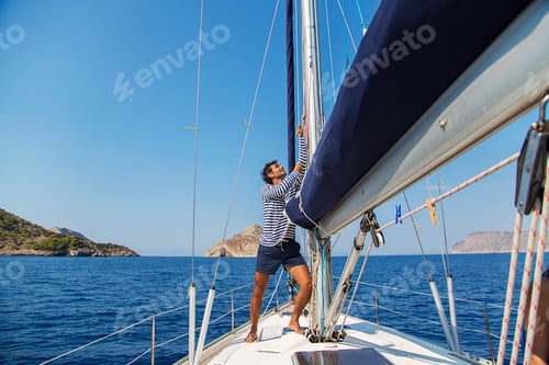 Preview: Man on sailboat