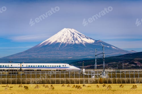 Preview: Mt. Fuji and Train