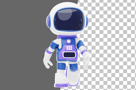 Preview: Astronaut Walking in Space 3D Illustration