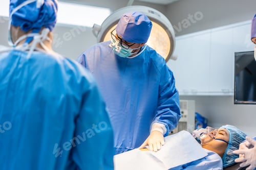 Preview: Surgeons Performing Operation on Patient in Hospital