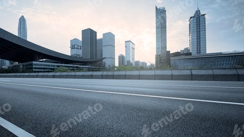 Preview: empty asphalt road