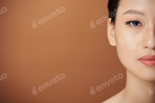 Preview: Half Face of Young Woman
