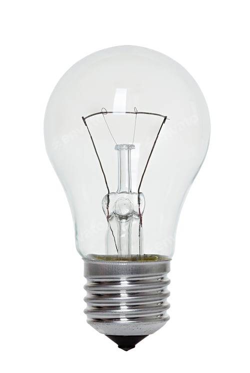 Preview: Light bulb, isolated